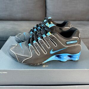 Nike Shox NZ Black Blue Running Athletic Shoes 314561-021 Women’s Size 6.5